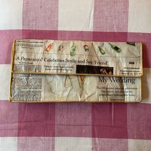 Newspaper Clutch